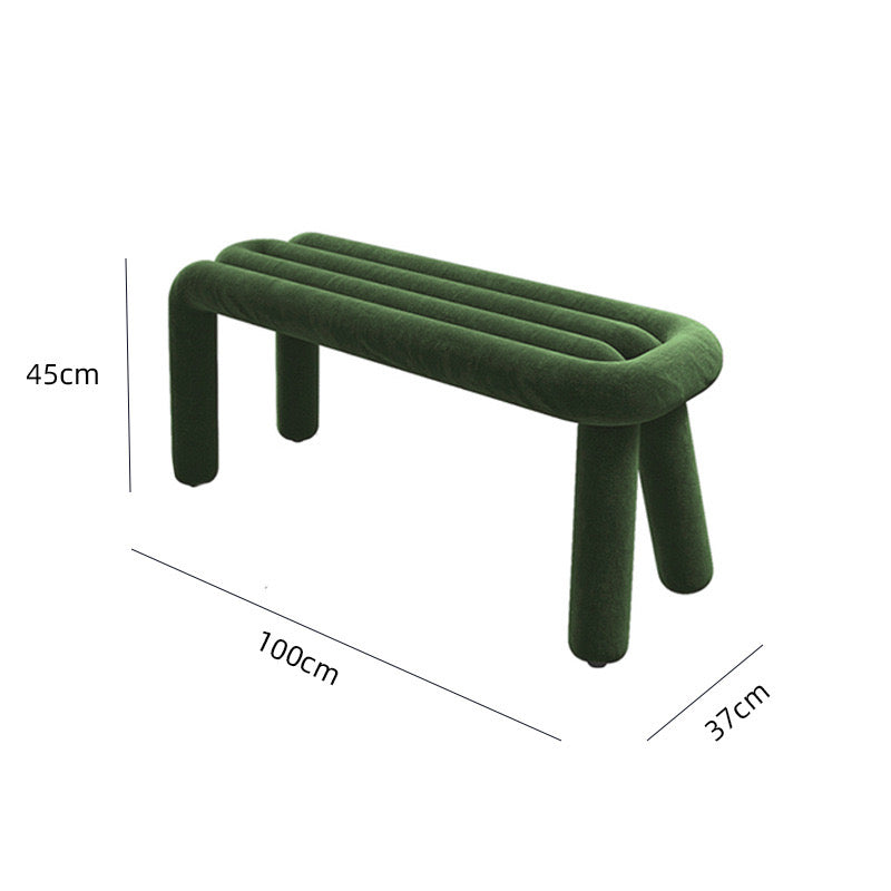 The Green Contemporary Bench